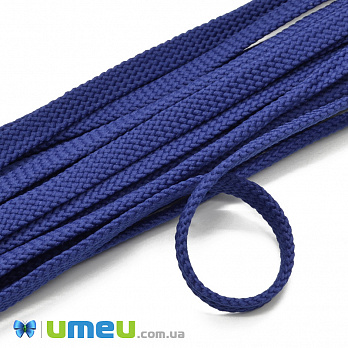 Полиэстеровый шнур плоский 7 мм, Синий, 1 м (LEN-039364)
