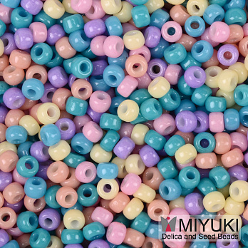 Бисер японский Miyuki круглый RR 8/0 №mix105, Разноцветный (BIS-055971)