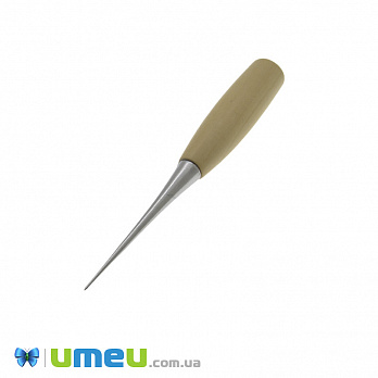 Шило з дерев'яною ручкою, 12 см (INS-041159)