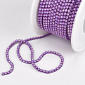 Стразовая цепь SS6 - 2,0 мм, Сиреневая, Стразы стеклянные сиреневые хамелеон (ZEP-061023)
