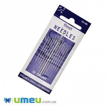 Набір голок для ручного шиття Best, Мікс, 12 шт (SEW-047728)
