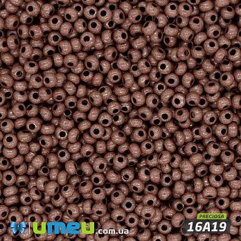 Бісер чеський №297/16А19, Коричневий, Натуральний, 10/0 (BIS-043860)