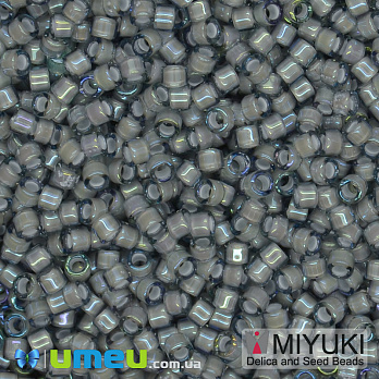 Бисер японский Miyuki Delica 11/0 DB1793, Серый АВ (BIS-045415)