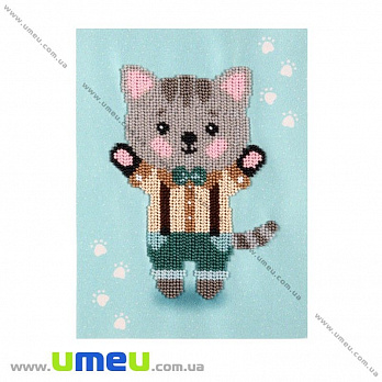 Схема для виш. бісером VDV, Котик Т-884, 20х15 см (SXM-029346)