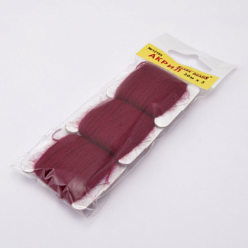 Акрилові нитки, №12185, Вишневі (MUL-058885)