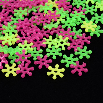 Намистини-розділювачі пластикові, 10 мм, Мікс (BUS-055006)