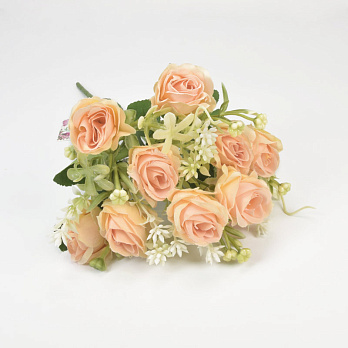 Букет троянд, 32 см, Персиковий (DIF-057636)