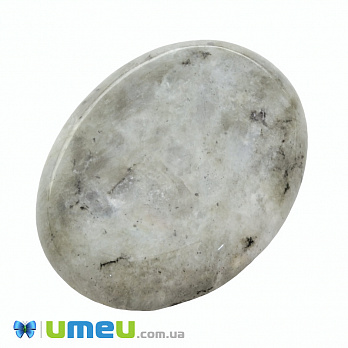 Кабошон нат. камінь Лабрадорит, Овал, 40,2 х30,2 мм (KAB-050574)
