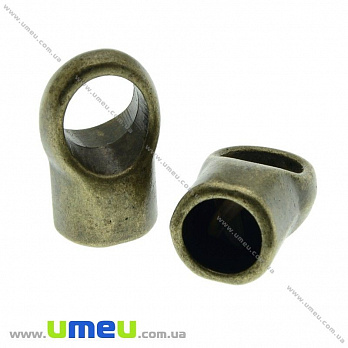 [Архів] Ковпачок металевий, 19х11 мм, Антична бронза (OBN-022893)