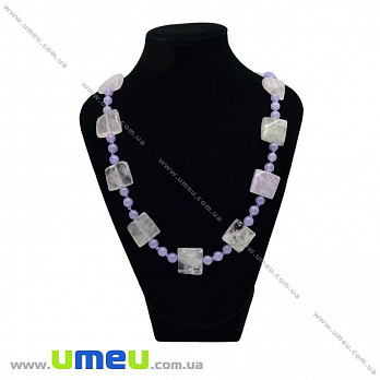 [Архів] Намиста з натурального каменю Аметист світлий, 66 см (BUS-028723)