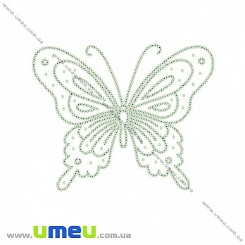Водорозчинний флізелін VDV Ф-60, 14х12 см, Метелик (SXM-029134)
