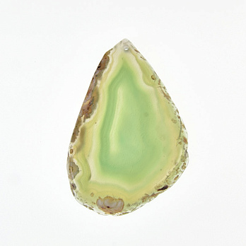 Зріз Агату, Зелений, 72х48 мм (POD-009206)