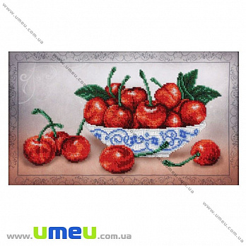 Схема для виш. бісером VDV, Вишневий блюз Т-823, 34х19,5 см (SXM-029329)