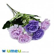 Букет камелії, 33 см, Бузковий, 1 шт (DIF-045839)