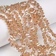 Бусины стеклянные скол (крошка), 6 мм, Топаз (BUS-060948)