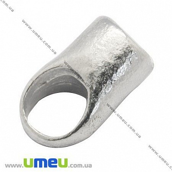 [Архів] Ковпачок металевий, 19х12 мм, Темне срібло (OBN-007232)