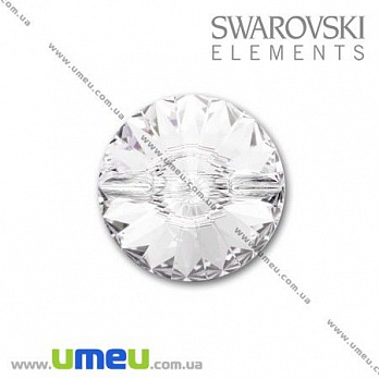 Пуговица Swarovski 3015 Crystal, 14 мм, Круглая, 1 шт (PUG-005515)