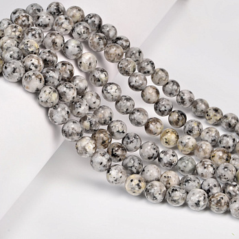 Намистини Граніт, Натур. камінь, 8,5 мм, Круглі (BUS-053953)
