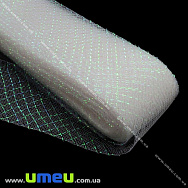 Регілін з люрексом, 70 мм, Білий (REG-012763) Регілін з люрексом, 70 мм, Білий (REG-012763)