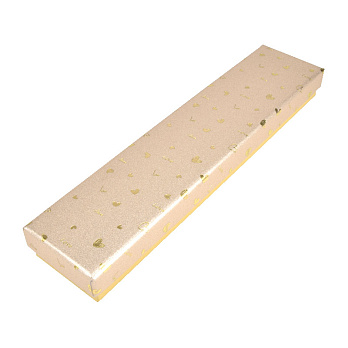 Коробочка Прямоугольная, 20,5х4,5х2,5 см, Золотистая (UPK-060592)