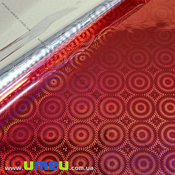 Упаковочная пленка Полисилк, Красная, 70х100 см, 1 лист (UPK-030264)