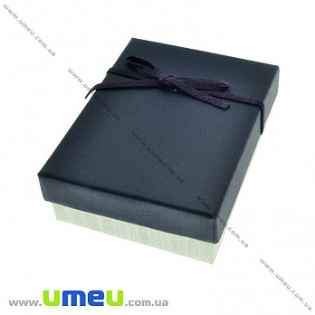 Подарочная коробочка Прямоугольная, 8,5х6,5х3 см, Синяя, 1 шт (UPK-023123)