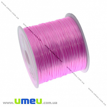 Леска эластичная волокнистая, 0,6 мм, Розовая, 1 м (LES-012730)