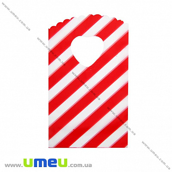 Подарочный пакетик, 15х9 см, Красный, 1 шт (UPK-014711)