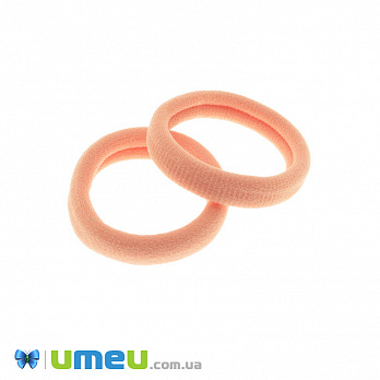 Резинка для волосся мікрофібра, 40 мм, Персикова (OSN-041658)