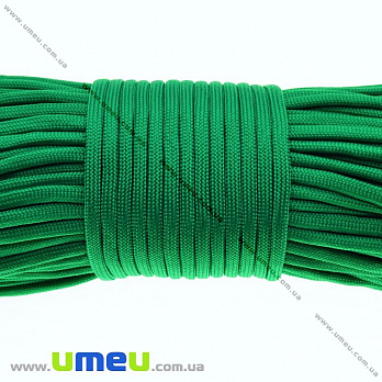 Шнур паракорд семижильный 4 мм, Зеленый, 1 м (LEN-011133)