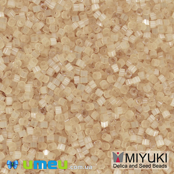 Бісер японський Miyuki Delica 11/0 DB674, Сатин персиковий (BIS-047479)