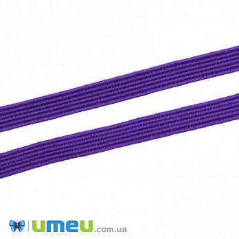 Резинка плоская 6 мм, Фиолетовая, 1 м (LEN-042598)
