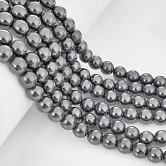Бусины Гематит, Натур. камень, 8 мм, Круглые (BUS-051662)