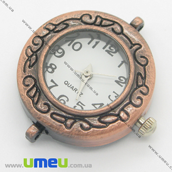 Часы для браслетов круглые, Медь, 29х24 мм, 1 шт (CLC-006100)