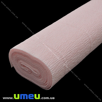 Гофрированная бумага Италия, Розовая светлая 616, 180 г, 50х50 см (DIF-035510)