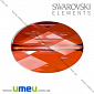 Намистина Swarovski 5050 Crystal Red Magma, 14х10х5 мм, Гранована овальна, 1 шт (BUS-005360)