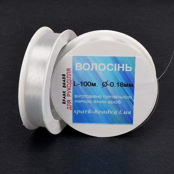 Леска (мононить), 0,18 мм, Прозрачная (LES-031534)