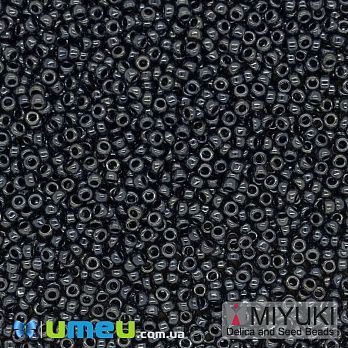 Бісер японський Miyuki круглий RR 15/0 №451, Мокрий асфальт (BIS-045866)