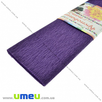Гофрированная бумага Украина, Фиолетовая, 0,5х2 м, 1 рулон (DIF-024947)