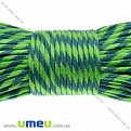 Шнур паракорд семижильный меланж 4 мм, Зеленый, 1 м (LEN-024924)
