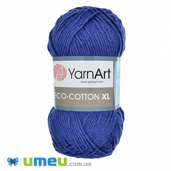 Пряжа YarnArt Eco-cotton XL 200 г, 220 м, Синяя 774, 1 моток (YAR-038373)