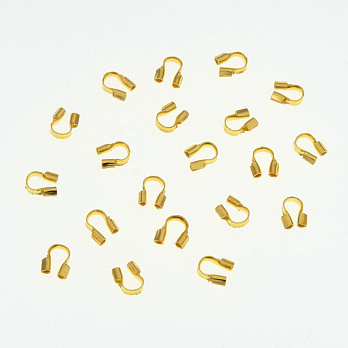 Протектори для тросика, 5х4 мм, Золото (ZAG-010126)