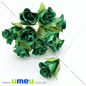 Роза тканинна, 15 мм, Зелена, 1 шт (DIF-033289)