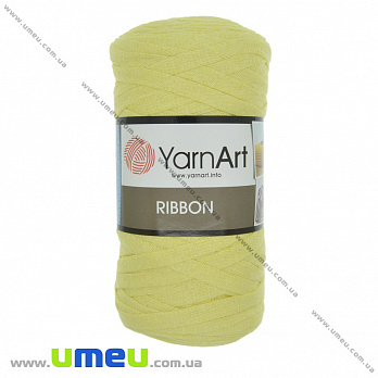 Пряжа YarnArt Ribbon 250 г, 125 м, Желтая светлая 754, 1 моток (YAR-034925)