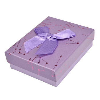 Подарункова коробочка Прямокутна, 9х7х3 см, Бузкова (UPK-053850)