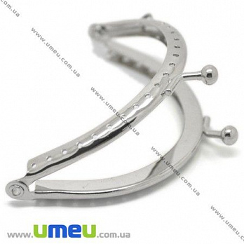 Фермуар металевий, Темне срібло, 9х6,3 см (BAG-006653)