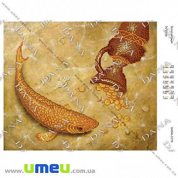 Схема для выш. бисером Dana, Золотой карп DANA-3179, 34х28 см, 1 шт (UPK-027832)