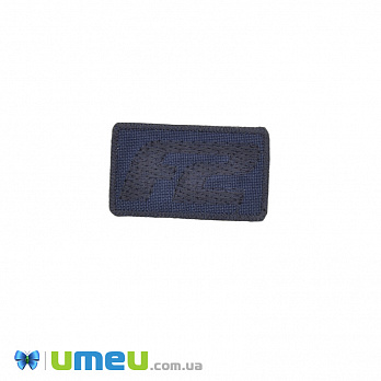 Термоаплікація F2, 4х2,5 см, Синя темна (APL-042450)