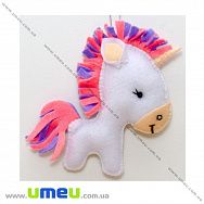 Набор из фетра для создания игрушки, Единорог ФН-47, 10х12 см (FLT-034852)