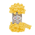 Пряжа Alize Puffy 100 г, 9,2 м, Желтая 216 (YAR-036445)